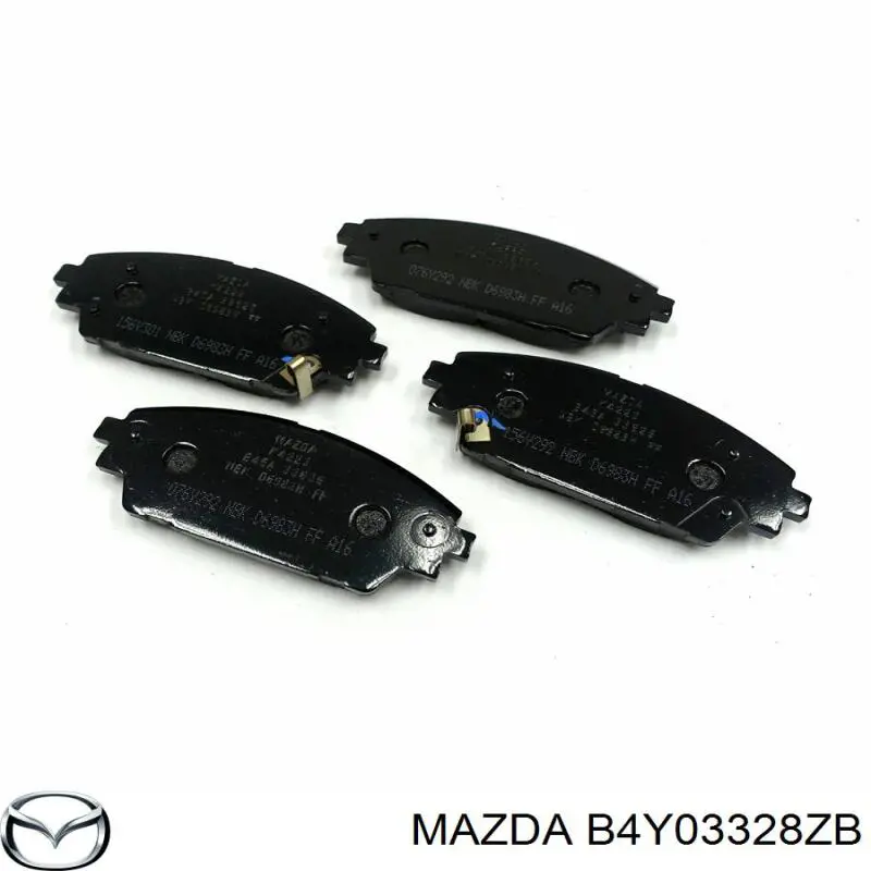 Купить B4Y03328ZB Mazda Колодки тормозные