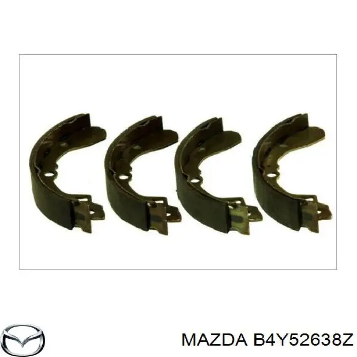 Задние барабанные колодки B4Y52638Z Mazda