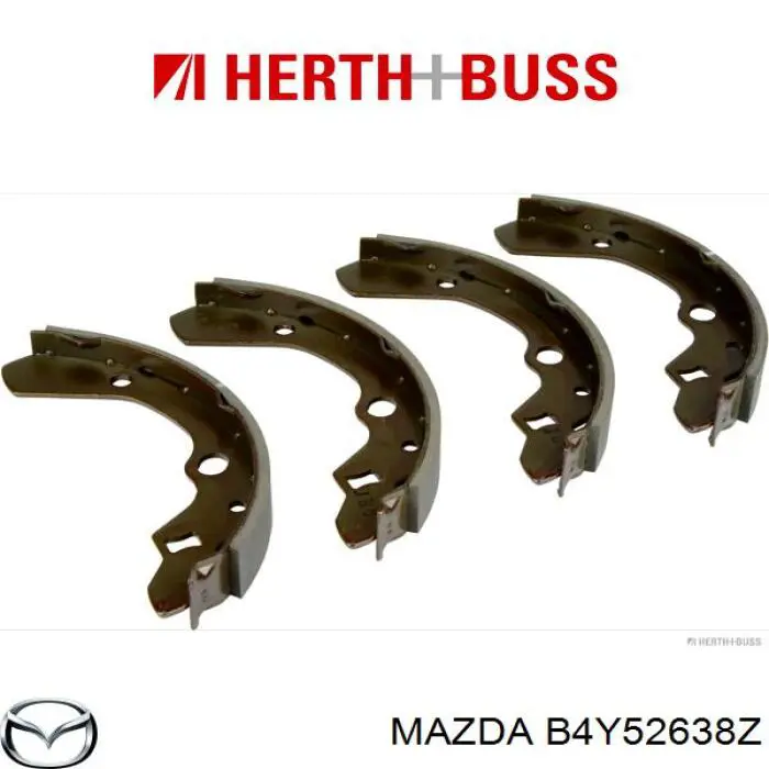 Тормоза рабочие задние ножные и тормозные барабаны Mazda B4Y52638Z цена, от 14.59 USD