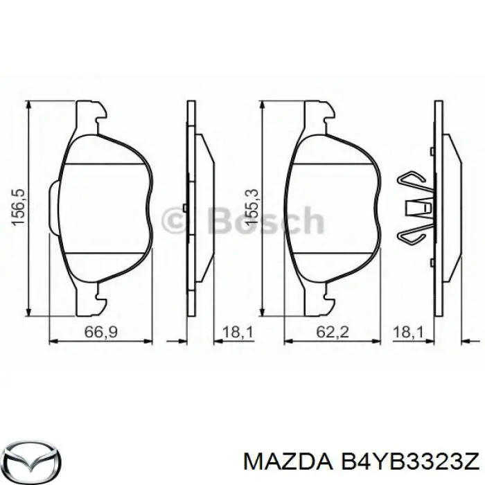 B4YB3323Z Mazda