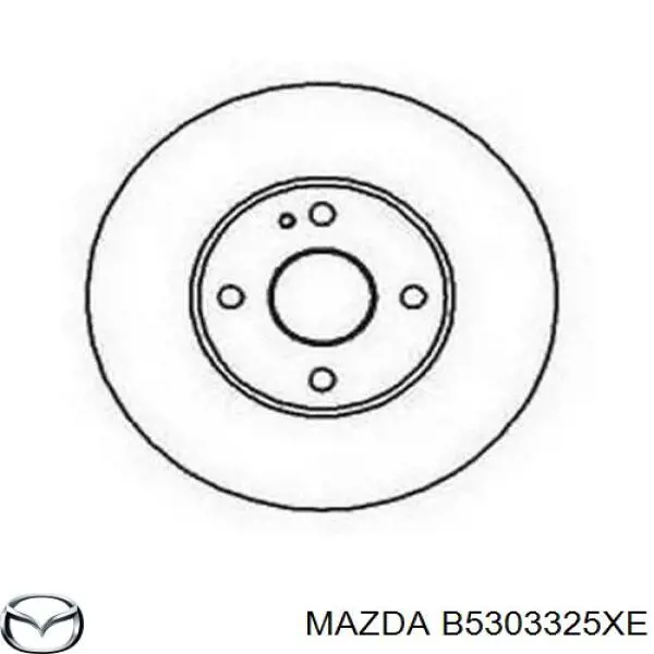 Тормоз дисковый передний Mazda B5303325XE цена, от 24.87 USD