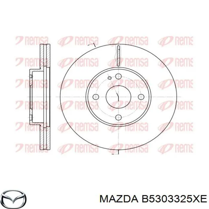 Купить B5303325XE Mazda Ротор тормозной