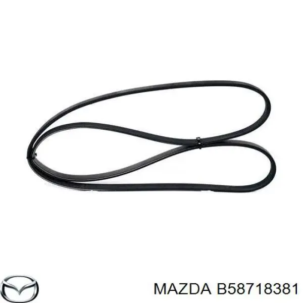 Correa trapezoidal B58718381 Mazda