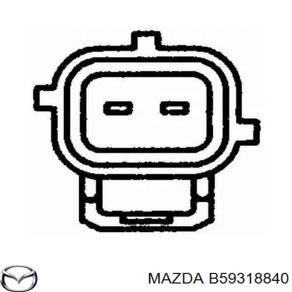 Купить B59318840 Mazda Термодатчик охлаждающей жидкости