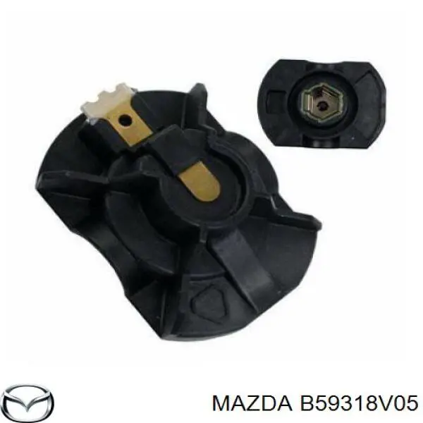 Rotor del distribuidor de encendido B59318V05 Mazda