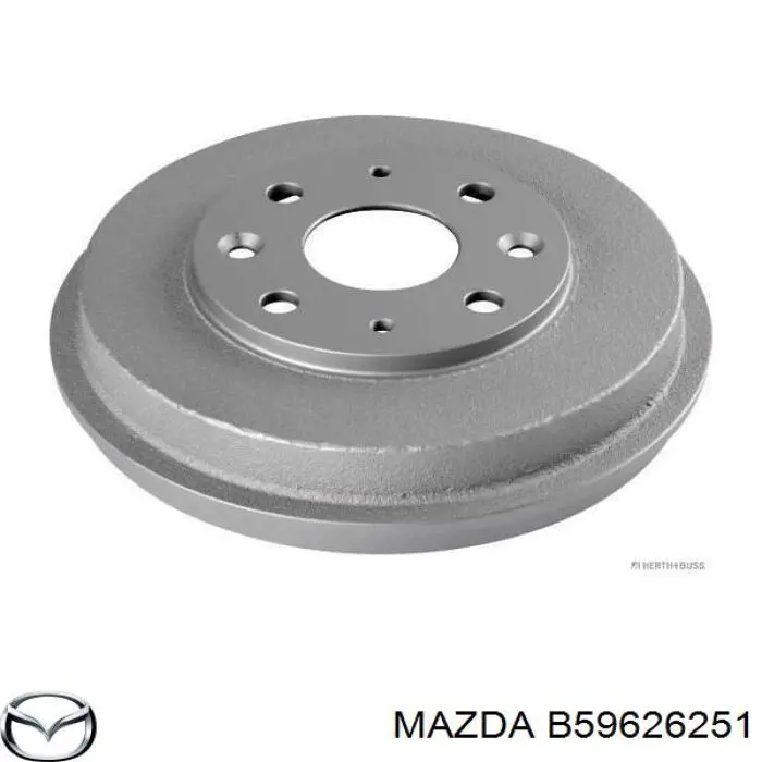 B59626251 Mazda Тормозной барабан