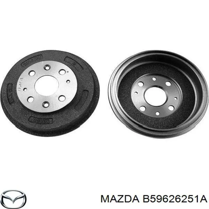 Тормозной барабан B59626251A Mazda