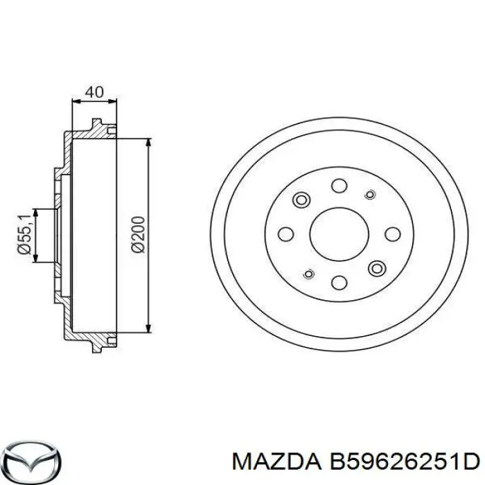  B59626251D Mazda