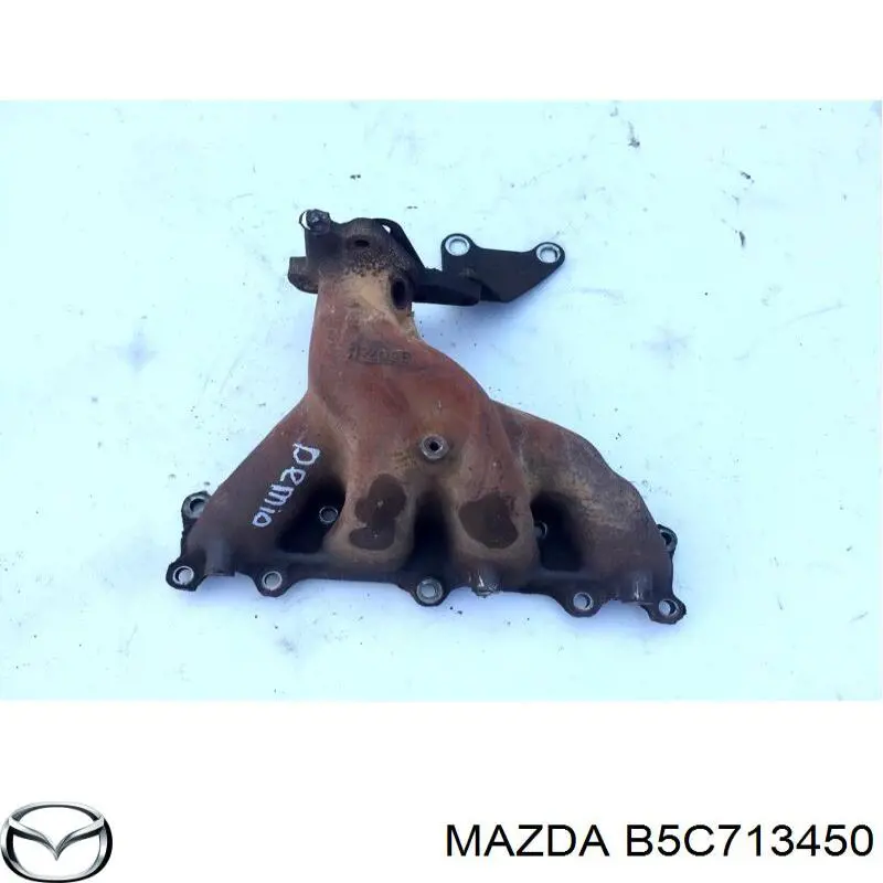 B5C713450 Mazda коллектор выпускной