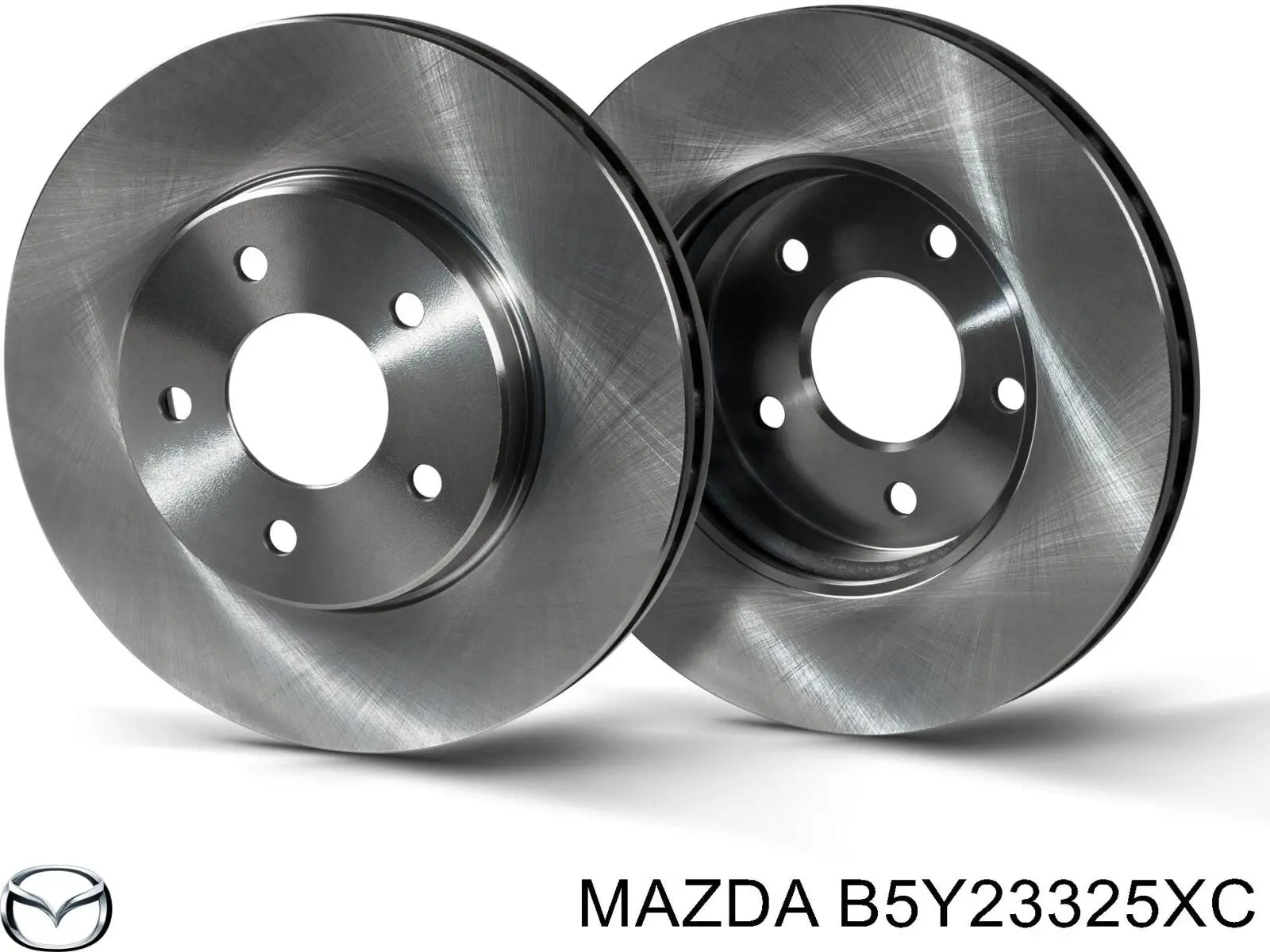 B5Y23325XC Mazda диск тормозной передний