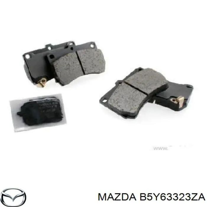 Передние тормозные колодки B5Y63323ZA Mazda