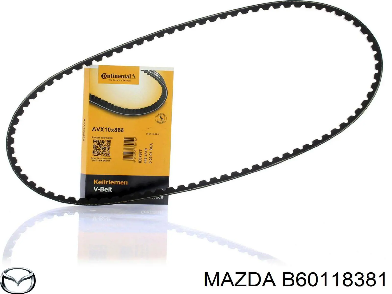 Ремень генератора B60118381 Mazda