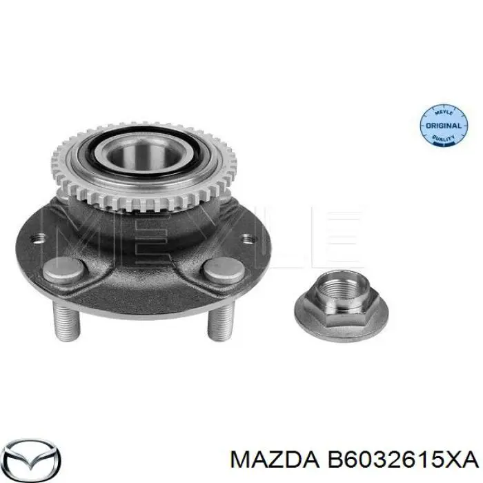 B6032615XA Mazda ступица задняя
