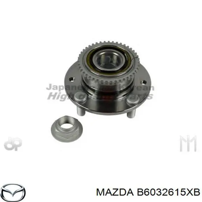 B6032615XB Mazda ступица задняя