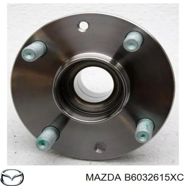 Cubo de rueda trasero B6032615XC Mazda