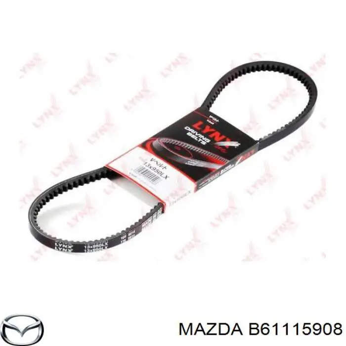 Correa trapezoidal B61115908 Mazda