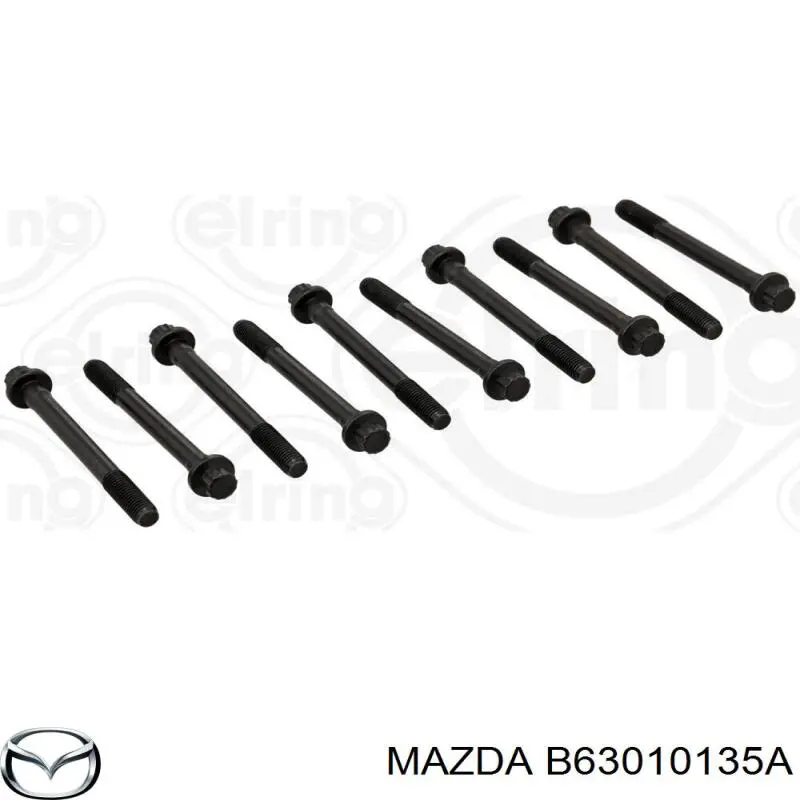 Болт головки блока цилиндров (ГБЦ) Mazda B63010135A