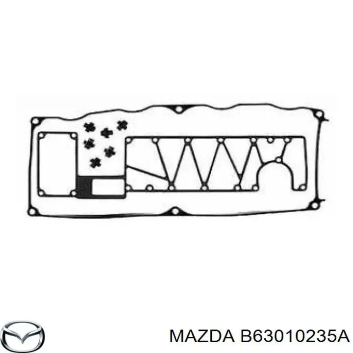 Прокладка клапанной крышки B63010235A Mazda
