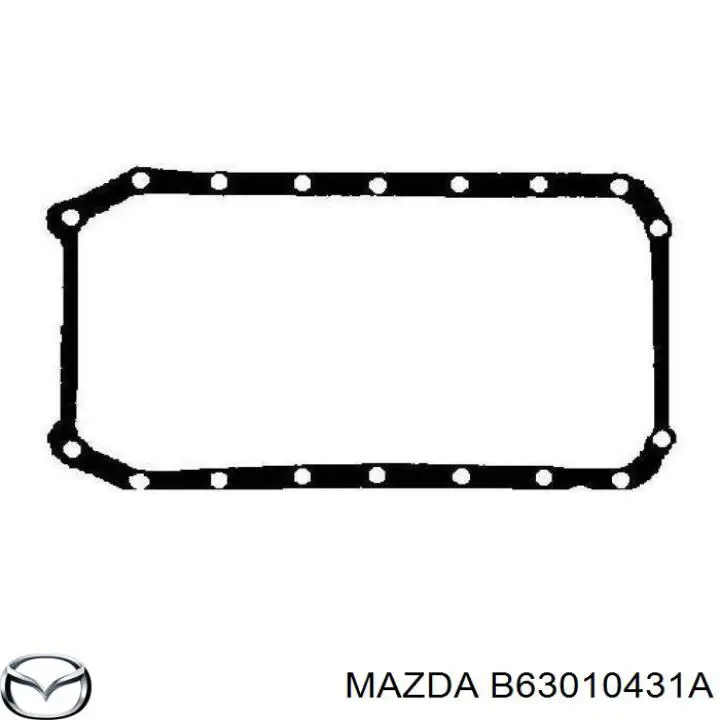 Junta, cárter de aceite B63010431A Mazda