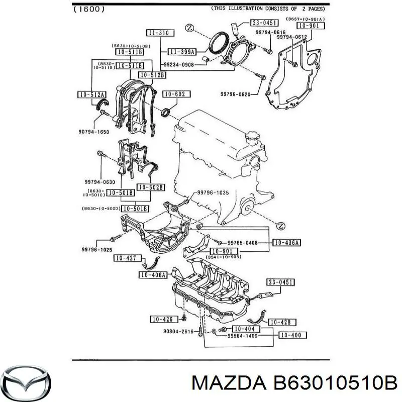 B63010510B Mazda 