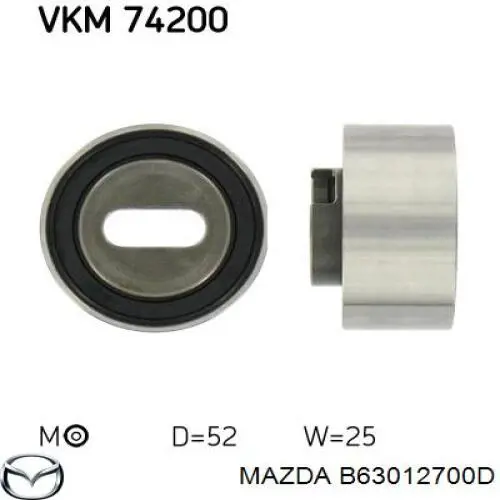 B630-12-700D Mazda ролик грм