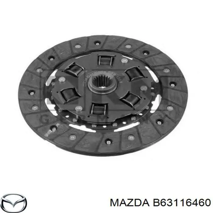 Диск сцепления B63116460 Mazda