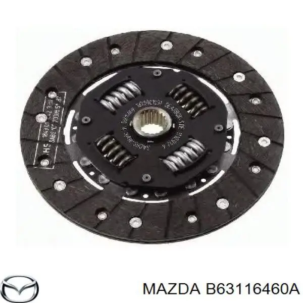 B631-16-460A Mazda диск сцепления