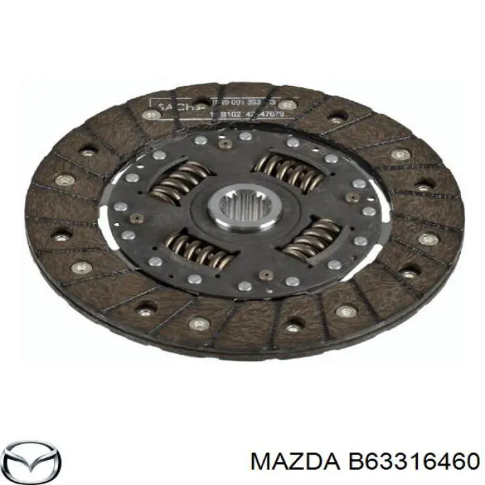 Диск сцепления B63316460 Mazda