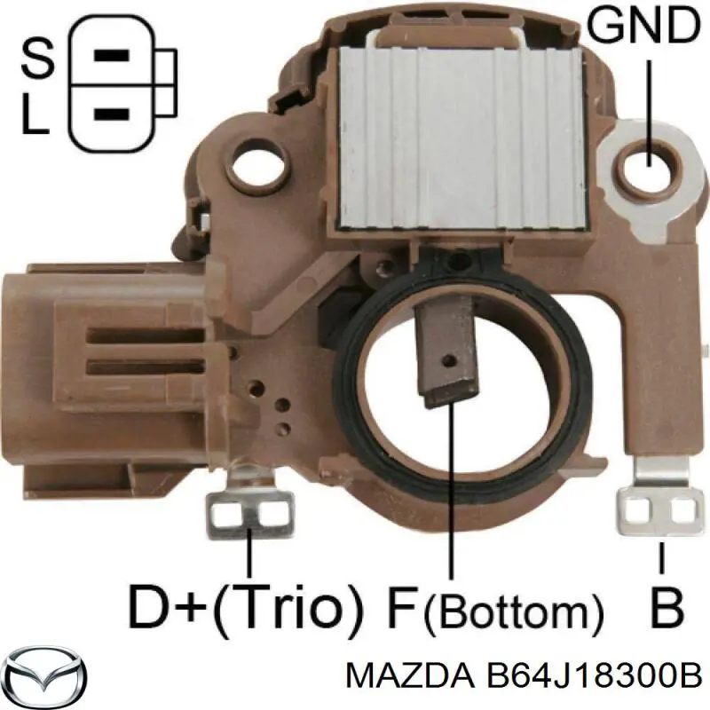 Генератор B64J18300B Mazda