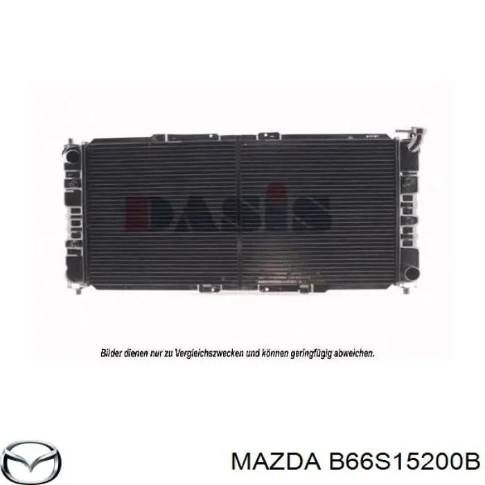 B66S15200B Mazda радиатор