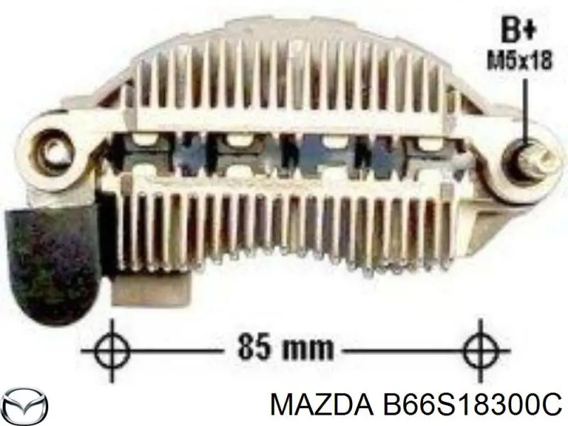 Alternador B66S18300C Mazda