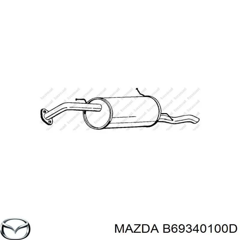 B69340100D Mazda 