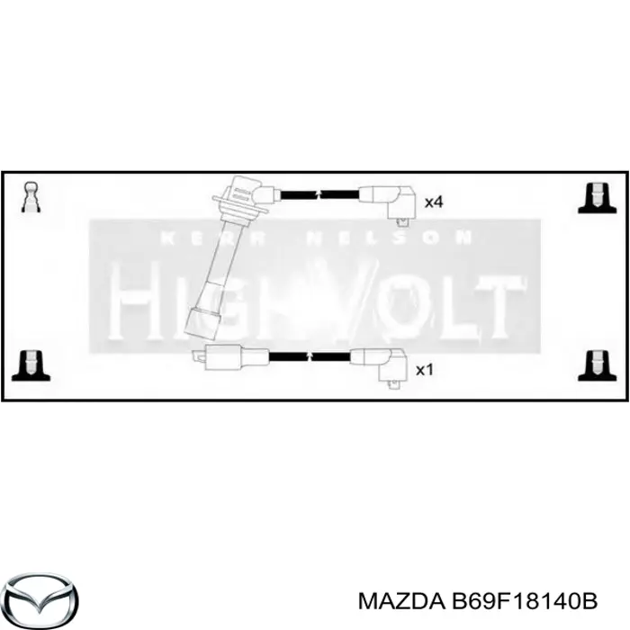Купить B69F18140B Mazda Провода высокого напряжения