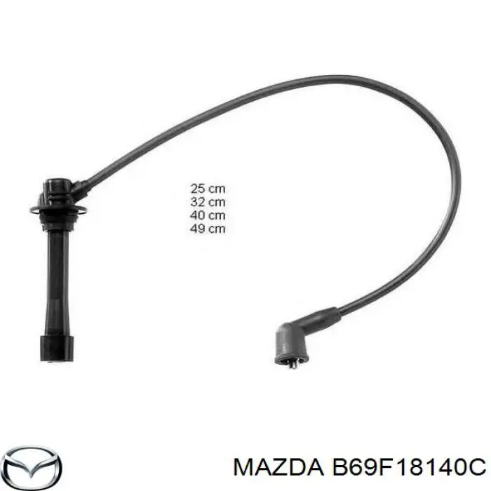 Высоковольтные провода B69F18140C Mazda