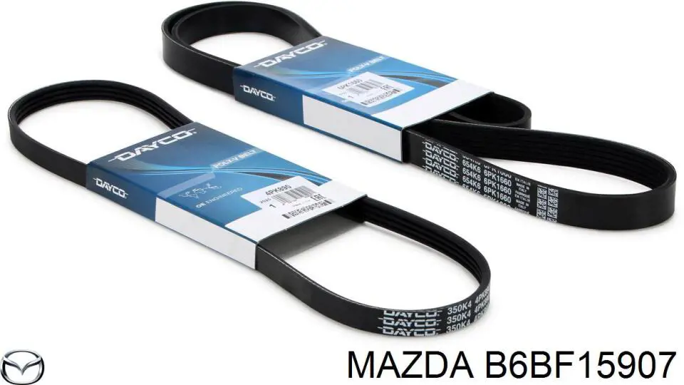 Купить B6BF15907 Mazda Ремень генератора