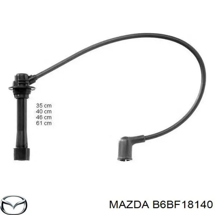 Высоковольтные провода B6BF18140 Mazda