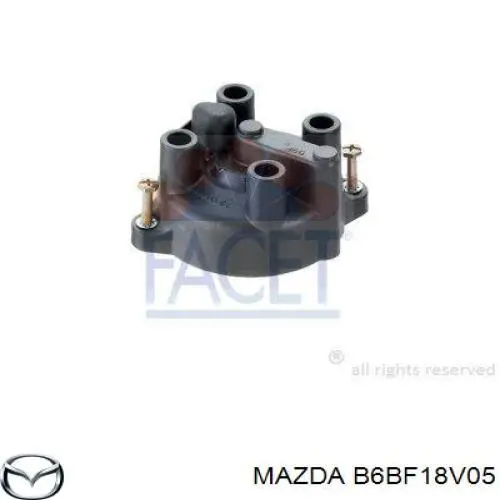 Rotor del distribuidor de encendido B6BF18V05 Mazda