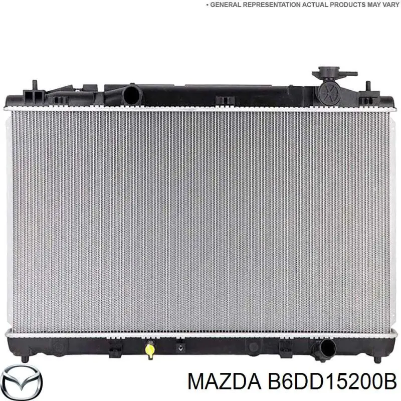 B6DD15200B Mazda Радиатор основной