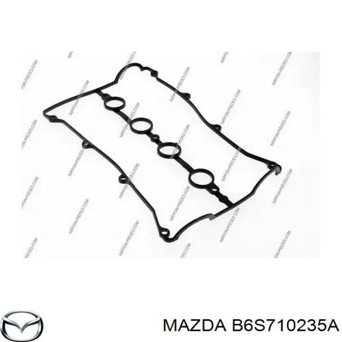 Прокладка клапанной крышки двигателя Mazda B6S710235A