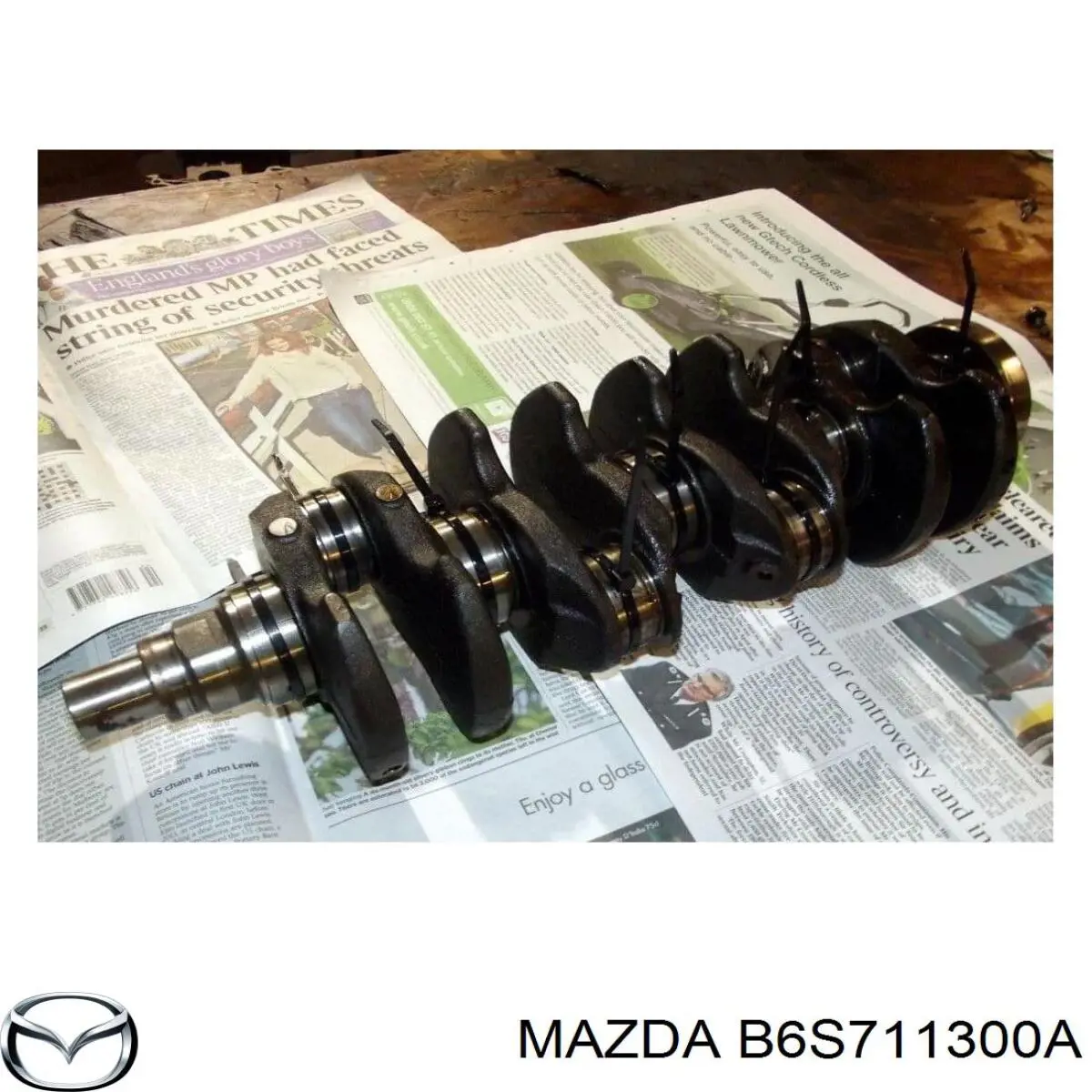 Коленвал на Мазда 323 3 (Mazda 323)