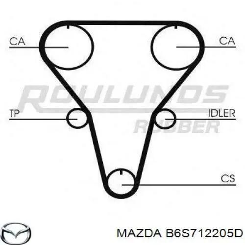 Зубчатый ремень Mazda B6S712205D цена, от 15.36 USD