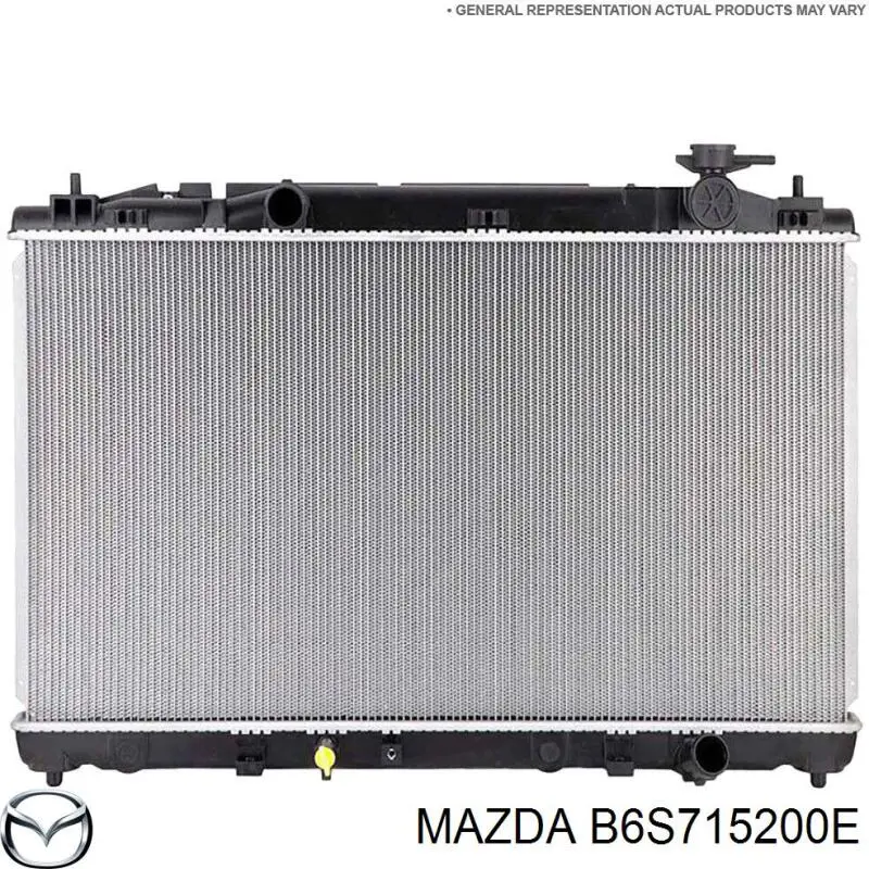 Радиатор охлаждения двигателя Mazda B6S715200E цена, от 40.50 USD