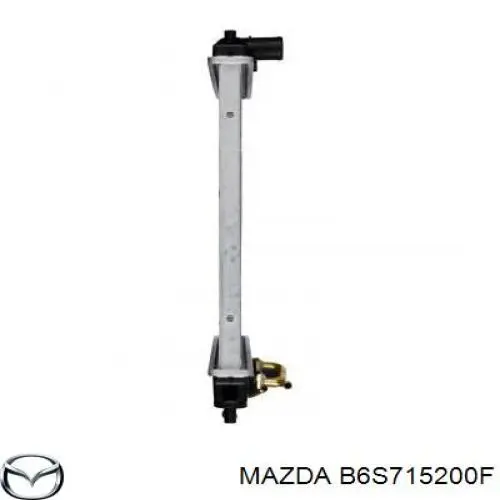 Купить B6S715200F Mazda Радиатор водяной