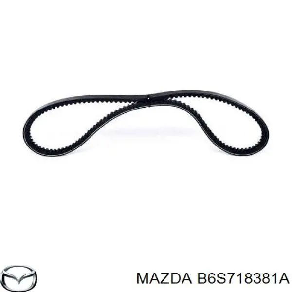 Купить B6S718381A Mazda Ремень генератора