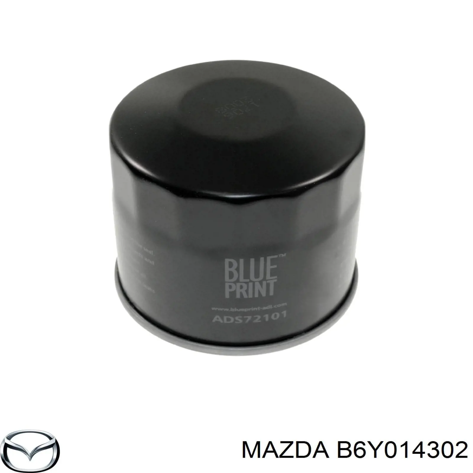 B6Y014302 Mazda масляный фильтр