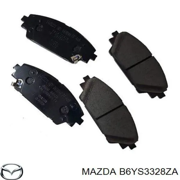 B6YS3328ZA Mazda колодки тормозные передние дисковые