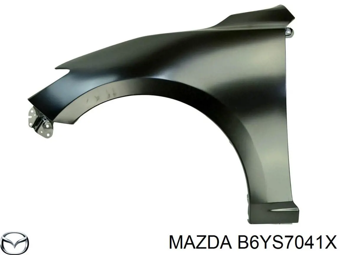 Pára-lama traseiro direito para Mazda 3 (BM, BN)