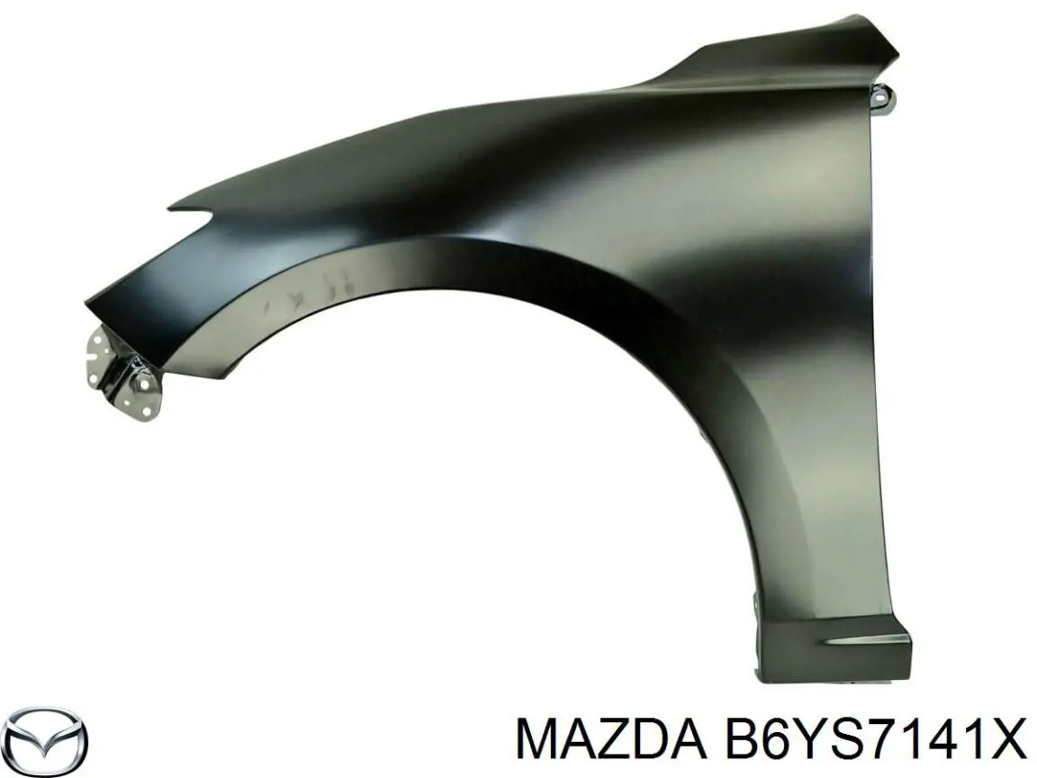 Pára-lama traseiro esquerdo para Mazda 3 (BM, BN)