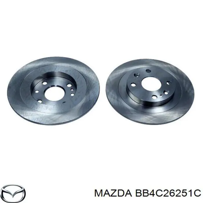 Купить BB4C26251C Mazda Диск тормозной задний