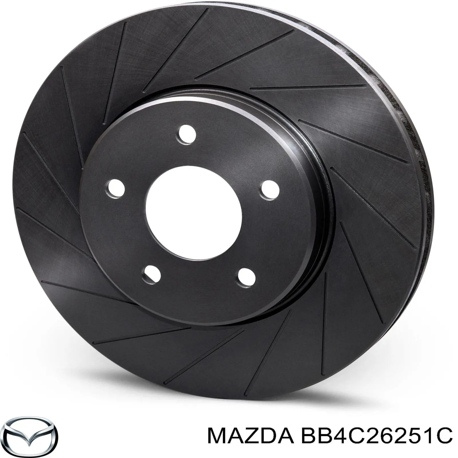 Задний дисковый тормоз Mazda BB4C26251C